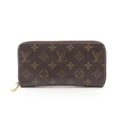 ルイ・ヴィトン LOUIS VUITTON ラウンド長財布 ジッピーウォレット モノグラム M42616 PVCコーティングキャンバス ジッピー・ウォレット ユニセックス Used B