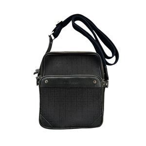 GIVENCHY ジバンシィ 4G 総柄 ロゴ ジップ キャンバス ミニクロス ショルダー バッグ 3ポケット ALL LOGO SHOULDER BAG 斜め掛け 