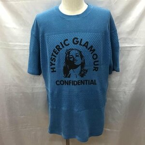 HYSTERIC GLAMOUR L ヒステリックグラマー カットソー 半袖 半袖カットソー プリントTシャツ クルーネックカットソー 10115218