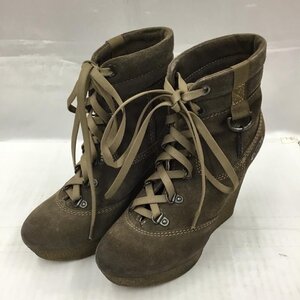 DIESEL 表記無し ディーゼル ブーツ ブーティ レースアップ ウェッジソール 36 Boots Booties 灰 / グレー / 10104329