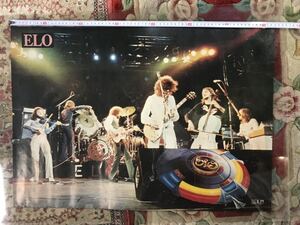 【折り目・画鋲跡なし】ELO ポスター B2サイズ(52×72cm) 非売品 electric lights orchestra 洋楽 販促 洋楽 ROCK ロック LIVE ライブ AN7P