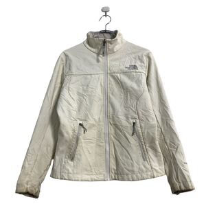 THE NORTH FACE ジップアップ ジャケット レディース M ホワイト ノースフェイス 古着卸 アメリカ仕入 a602-5848