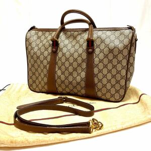 GUCCI グッチ オールド 2way 39.02.041 ハンド ボストン バッグ レディース メンズ alp川1101