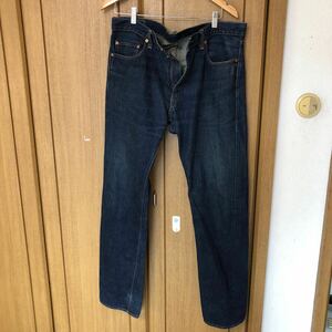 DENIMEジーンズ .ジーパン ウェスト45x2センチ中古品、まだまだ濃紺