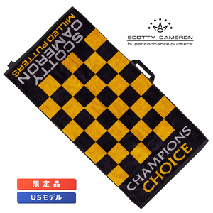 スコッティ キャメロン ラウンドタオル チャンピオンズ チョイス イエロー 限定 Champions Choice Towel Scotty Cameron