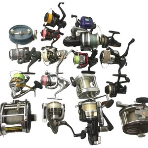 △△【1円スタート】 DAIWA ダイワ SHIMANO他スピニングリール等18個セット ジャンク品 全体的に状態が悪い