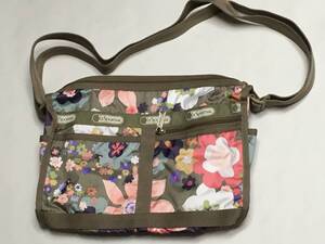 LESPORTSAC/レスポートサック/カラフル花柄/ポーチ付きショルダーバッグ/未使用