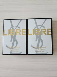 即決 送料120円 新品未開封 イヴ・サンロー Yves Saint Laurent リブレ オーデパルファム 1.2ml × 2本 ①