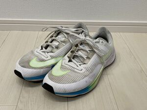 NIKE エアズームライバルフライ 3 ランニングシューズ スニーカー СТ2405-199 199WHT/LMBLST ホワイト 白 黄緑 水色 マラソン 陸上26.5cm