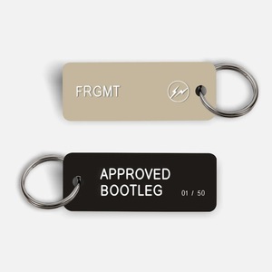 新品 正規 FRAGMENT x Various Keytags FRGMT Keytag Sand/Black /フラグメント/藤原ヒロシ/キータグ/キーホルダー/ブラック/サンド/限定50