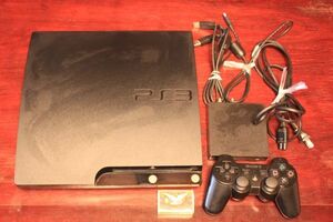 【格安中古】★美品 ゲーム機『PS3 PlayStation3 プレステ3 』本体＆コントローラー＆地上デジタルチューナー 動作確認済み 箱なし★60613E