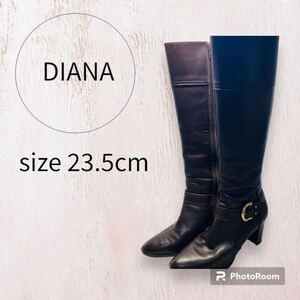 【訳あり】ダイアナ ロングブーツ　レディース　23.5cm DIANA ヒール