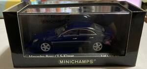 ミニチャンプス PMA 1/43 Mercedes-Benz CLS-Class 2004 Blue