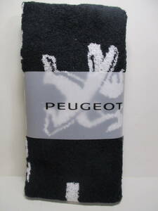 ★最後の1枚★★PEUGEOT プジョー★今治タオル★フェイスタオル★黒 その②★新品・未使用品★クリックポスト１８５円★