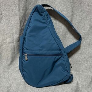 美品HEALTHY BACK BAG ヘルシーバックバッグ S ブルー系 さ