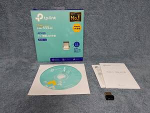 【動作品】tp-link AC450 ナノ無線LAN子機 (Archer T1U) 5GHz/433Mbps 11ac/n/a