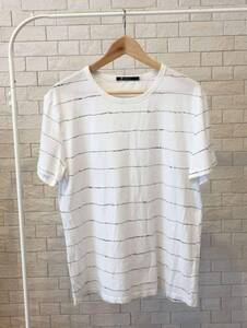 T ALEXANDER WANG 半袖Tシャツ M ボーダー アレキサンダーワン