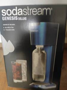 保管品　sodastream　ソーダストリーム　GENESIS DELUXE　ジェネシス デラックス　SSM1033　ブルー