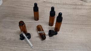 スポイト式 オイルボトル 5ml 5本セット　遮光瓶