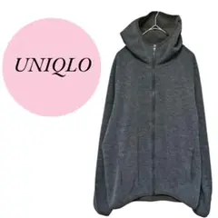 【ユニクロ】UNIQLO♡スポーツ♡羽織り♡アウター♡フード付【М】理由あり古着