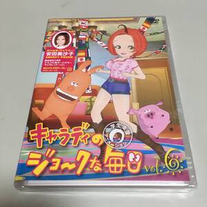 即決　未開封　DVD TVアニメ キャラディのジョークな毎日 Vol.6　安田美沙子（声出演）付録付き