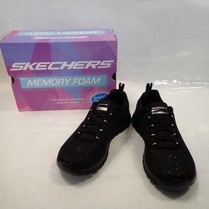 Th587641 スケッチャーズ 靴 スニーカー GRACEFUL 2.0 8730016 ブラック系 23.5cm レディース skechers 未使用