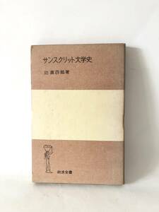 サンスクリット文学史 辻直四朗著 岩波全書 岩波書店 1973年発行 函付 ヒンドゥー教系古典サンクリット文学最盛期の入門書 A16-01M