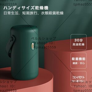 小型乾燥機 ハンディサイズ マイナスイオン 衣類乾燥機 衣類用 衣服用 消臭殺菌 コンパクト 旅行 出張 耐久性 簡単収納 梅雨対策