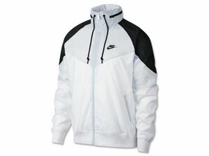 【新品未使用】NIKE ナイキ ウィンドランナーHD ジャケット テニス WHITE/BLACK/GRAY ブラック/ホワイト/グレー（サイズ 2XL）