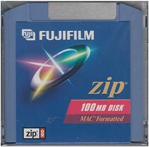 ZIPドライブ用（青色）100MBメディア FUJIFILM ZIP MAC　未使用新品