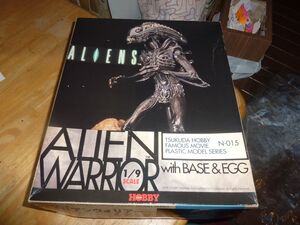 大型キット☆1/9　エイリアンウォリアー & エッグ　ツクダボビー　ALIEN WARRIOR with BASE & EGG from ALIENS　ハルシオン