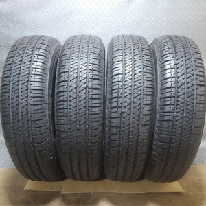 【お買い得商品】【バリ溝】BRIDGESTONE ブリヂストン DUELER デューラー H/T 195/80R15 96S 22年製 ノーマルタイヤ4本 残溝約7.6ミリ A04