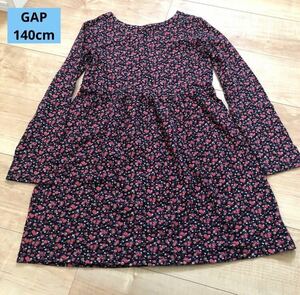 ★ 【140cm】GAP 花柄 ワンピース