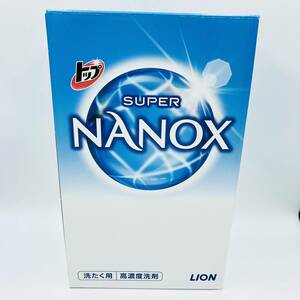 保管品 未開封品 SUPER NANOX トップ スーパー ナノックス 特選品 400g + 詰め替え用 320g ライオン LION セット 高濃度 洗剤 つめかえ
