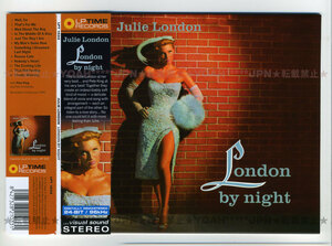 名盤 紙ジャケ 女性JAZZ VOCAL ☆ JULIE LONDON / LONDON BY NIGHT ( LPT1033 )☆ ジュリー・ロンドン, 24bit / 96kHzデジタル・リマスター