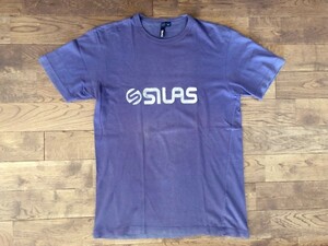 送料込 即決 SILAS Sサイズ logo Tシャツ サイラス