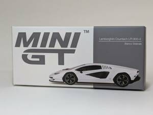 TSM MINI-GT 1/64 Lamborghini ランボルギーニ Countach カウンタック LPI800-4 Bianco Siderale (LHD) MGT00567-L 京商 トミカサイズ