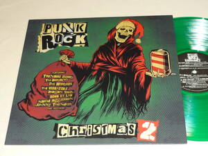 限定カラー盤・盤未使用 ～ Punk Rock Christmas 2 / US / 2021年 / Cleopatra CLO 1504 / Limited Edition / Green Transparent