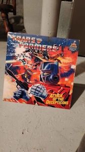 TRANSFORMERS Attack of the Decepticons バイナル LP 1985 Kid Stuff See Condition 海外 即決