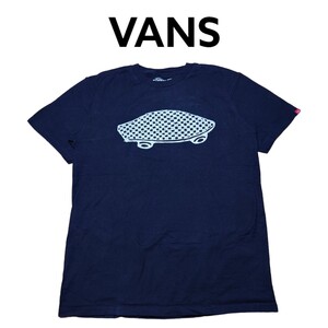 VANS　ハンドペイント調　ビッグロゴ　Tシャツ　ヴァンズ　ビッグプリント　バンズ