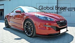 プジョー RCZ 後期 フロント バンパー リップ スポイラー / アンダー 478フロント スプリッター エプロン バンパー ディフューザー