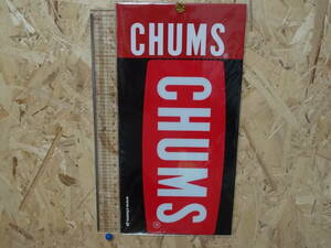 CHUMS チャムス　カーロゴステッカー大サイズ　25ｃｍ　定価1320円　アウトドア　キャンプ　貼り直し可