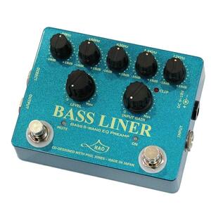 【中古】HAO BL-1 BASS LINER BASS 5-BAND EQ PREAMP ベースプリアンプ