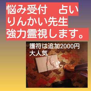 りんかい先生霊視タロット占い　金運お守りつき今から鑑定