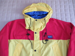 USA購入 ビンテージ ９０S POLO HIECH マウンテンパーカー RALPH LAUREN ポロ ラルフローレン S ジャケット VINTAGE RL92 SNOW BEACH ９３