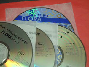 送料最安 180円 CDH65：日立リカバリCD　FLORA 310W DA6 ダウングレードCD付き　6枚組