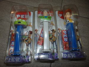 未開封品 ペッツ PEZ トイストーリー3 ウッディ バズ リトルグリーンメン TOY STORY 3 G38