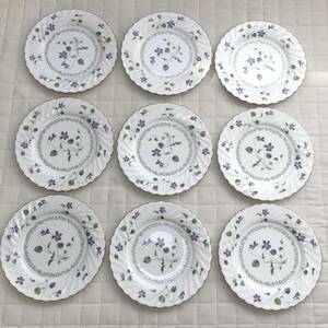 Noritake ノリタケ ヴァイオレットドリーム 大皿 ９枚セット