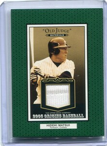 2005 Upper Deck Origins Old Judge Materials OJ-HM Jersey Hideki Matsui 松井秀喜 ジャージ カード