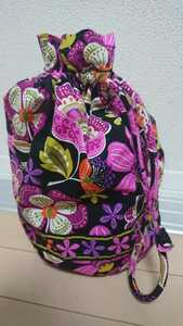 ★ヴェラブラッドリー バケツ巾着 Vera Bradley 花柄 バッグ アメリカ購入★